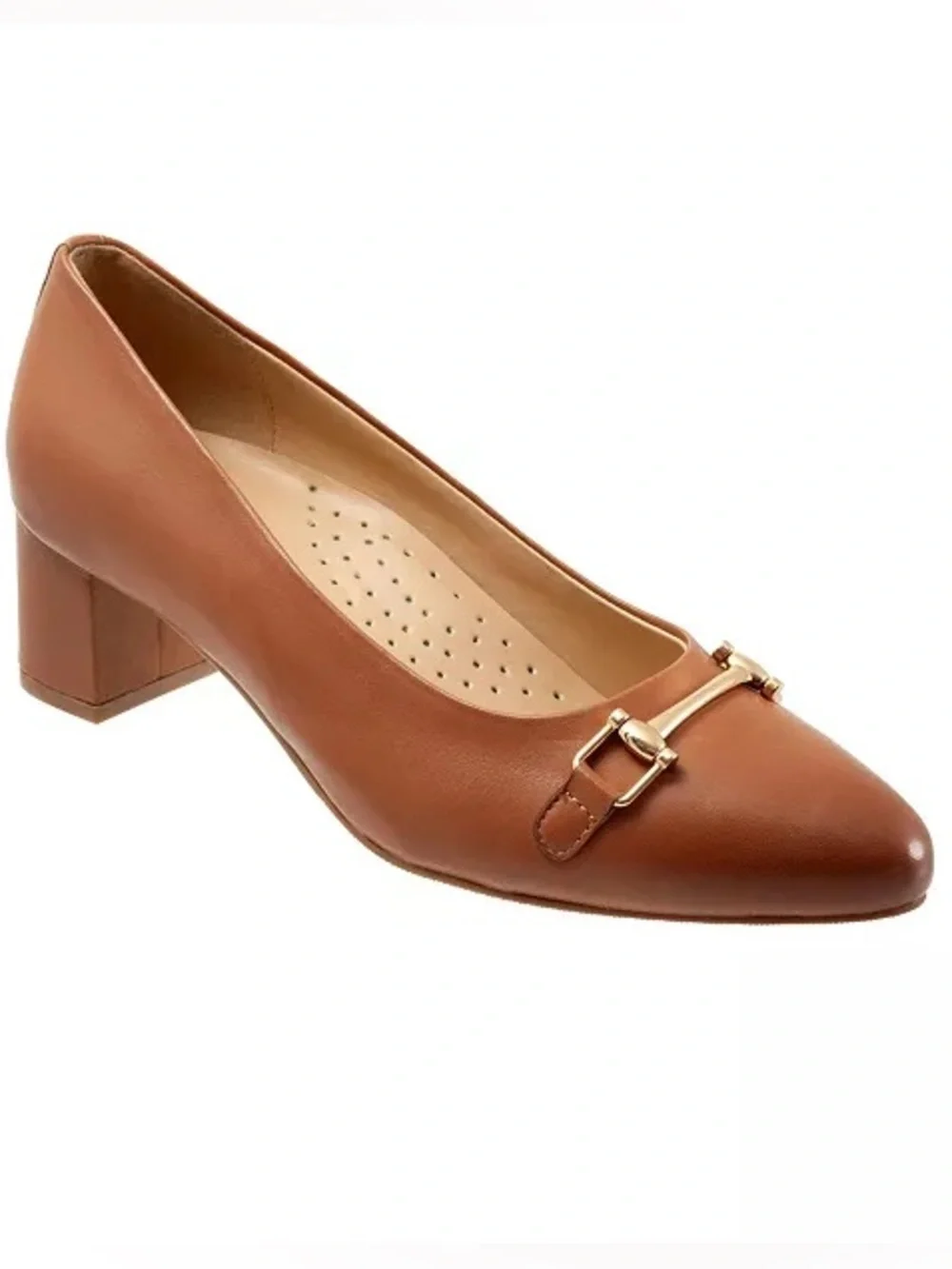 Trotters Brown Suede Kenzie Comfort Pumps NWT